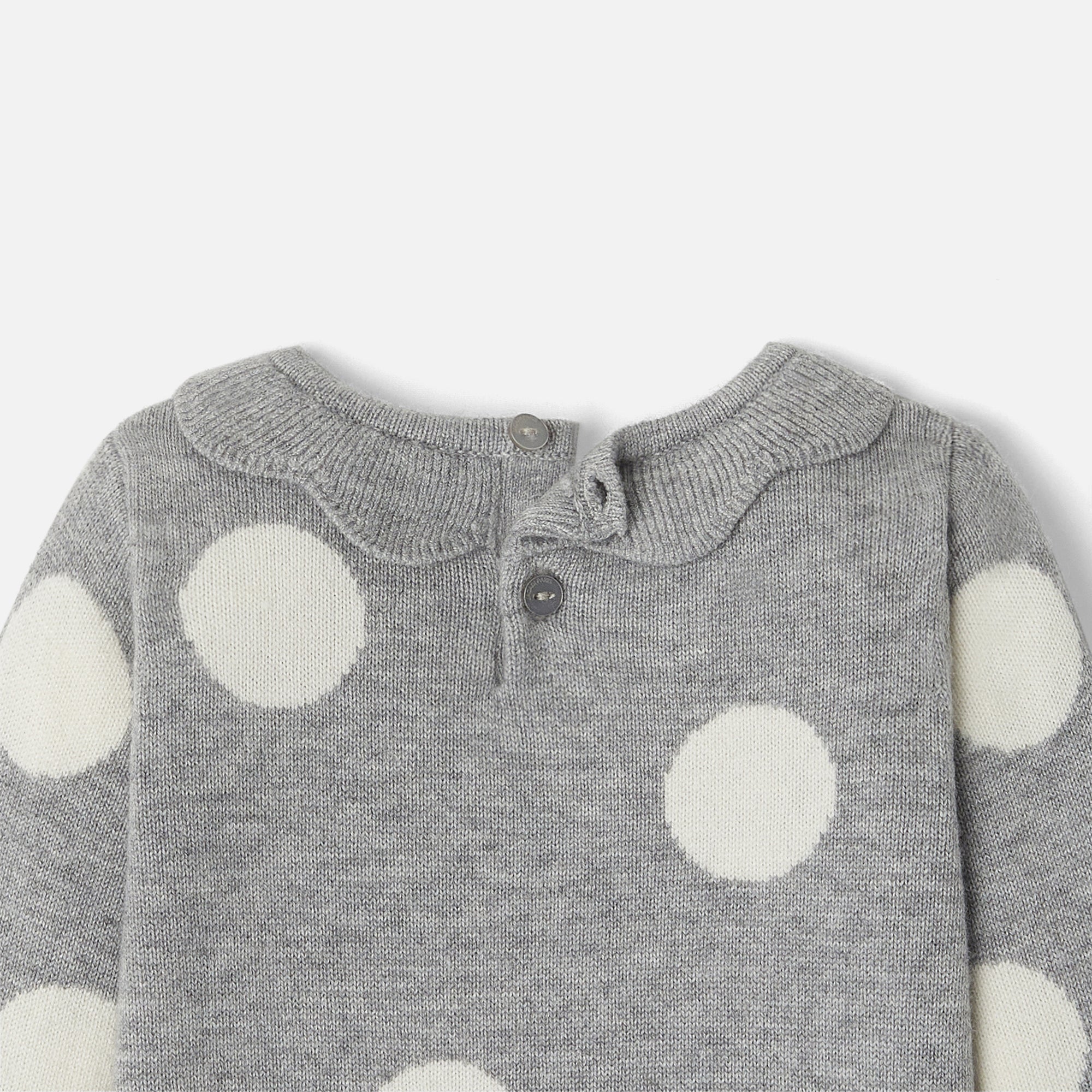 7 QTY / GRIS/BLANC PAP ROBE PAPILLE