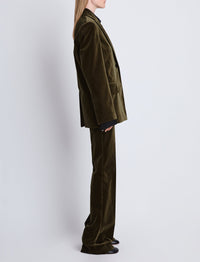 Veste Nico en velours - Olive