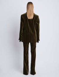 Veste Nico en velours - Olive