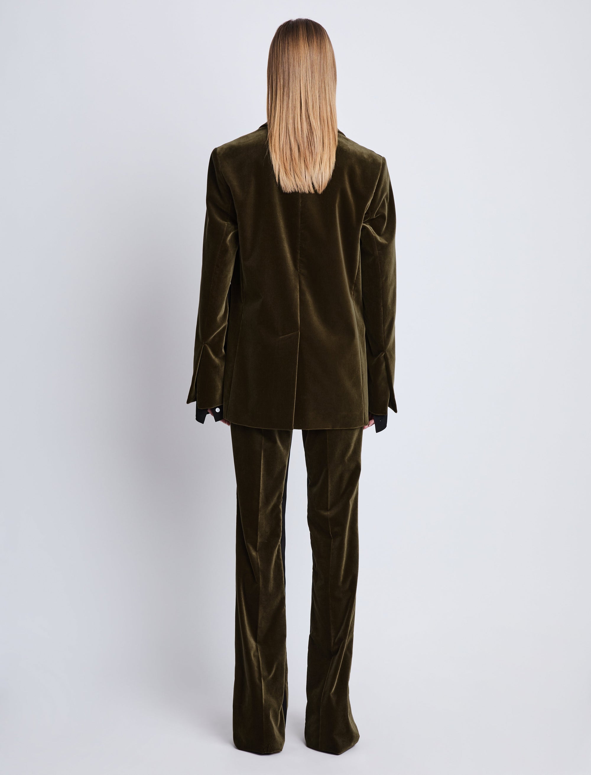 Veste Nico en velours - Olive
