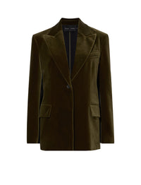 Veste Nico en velours - Olive