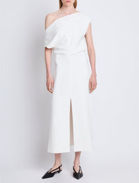 Rosa dress in crepe - White