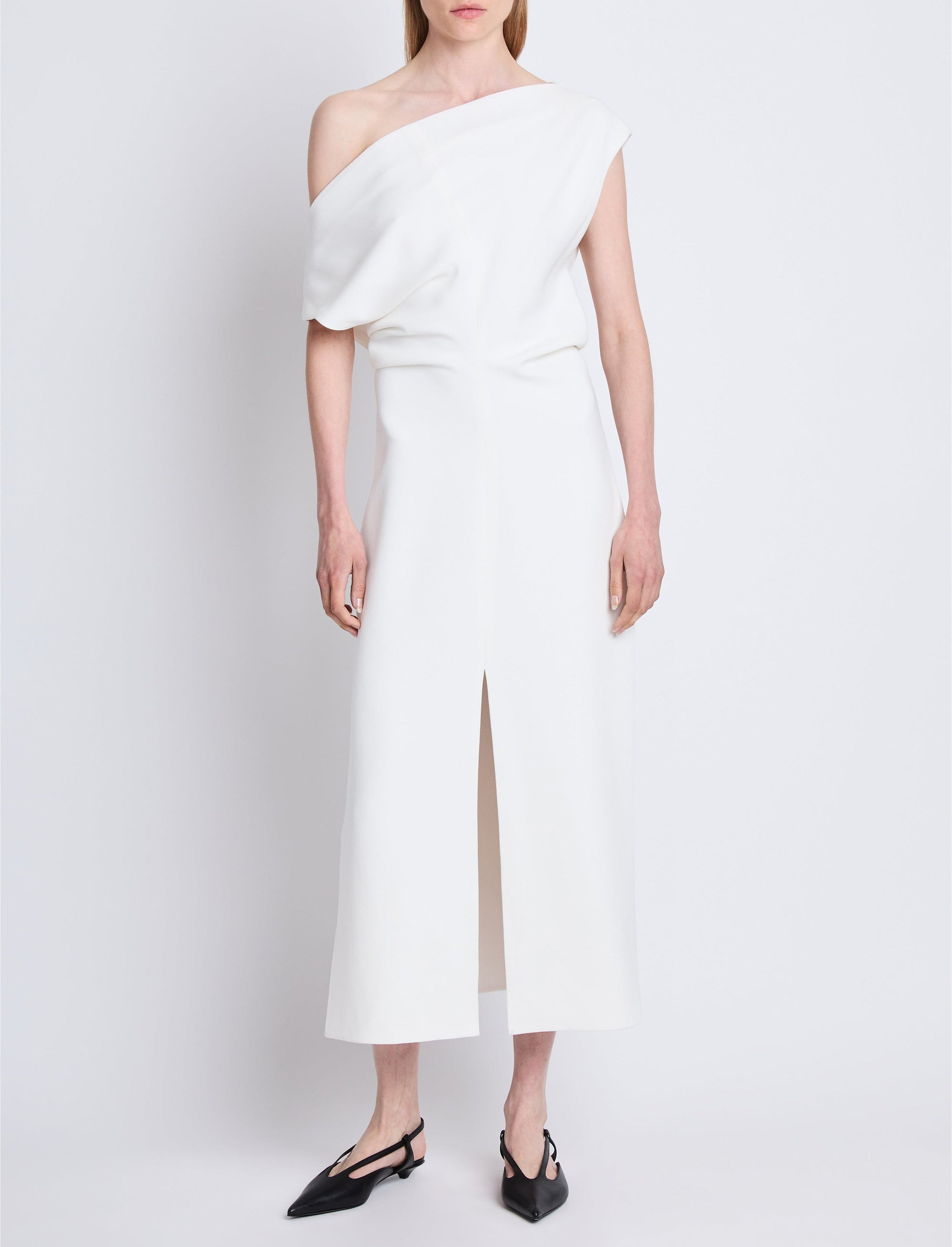 Rosa dress in crepe - White