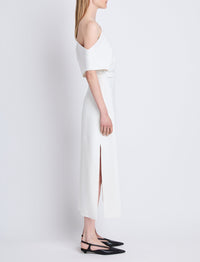 Rosa dress in crepe - White