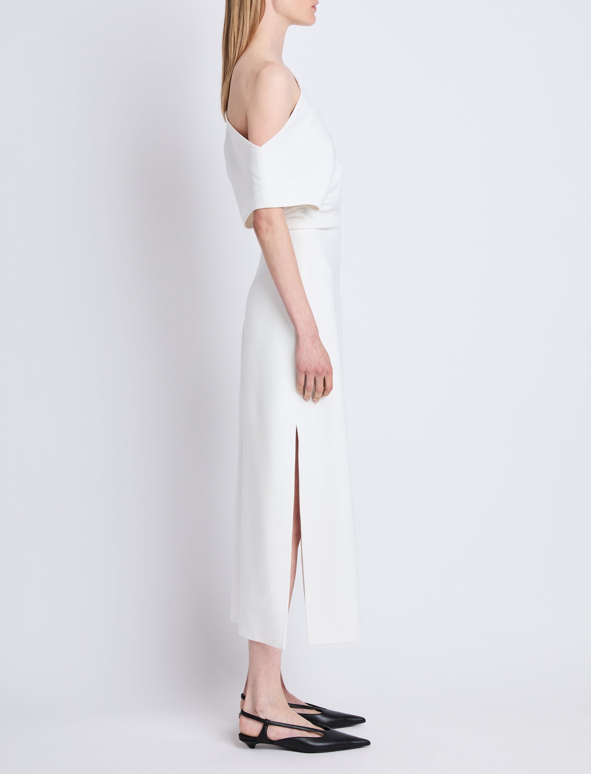 Rosa dress in crepe - White