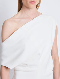 Rosa dress in crepe - White