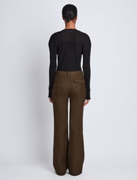 Pantalon Barbara en laine - Dark Loden