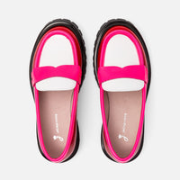 28 QTY / ROSE/ROUGE CHAUSSURES CUIR TESS