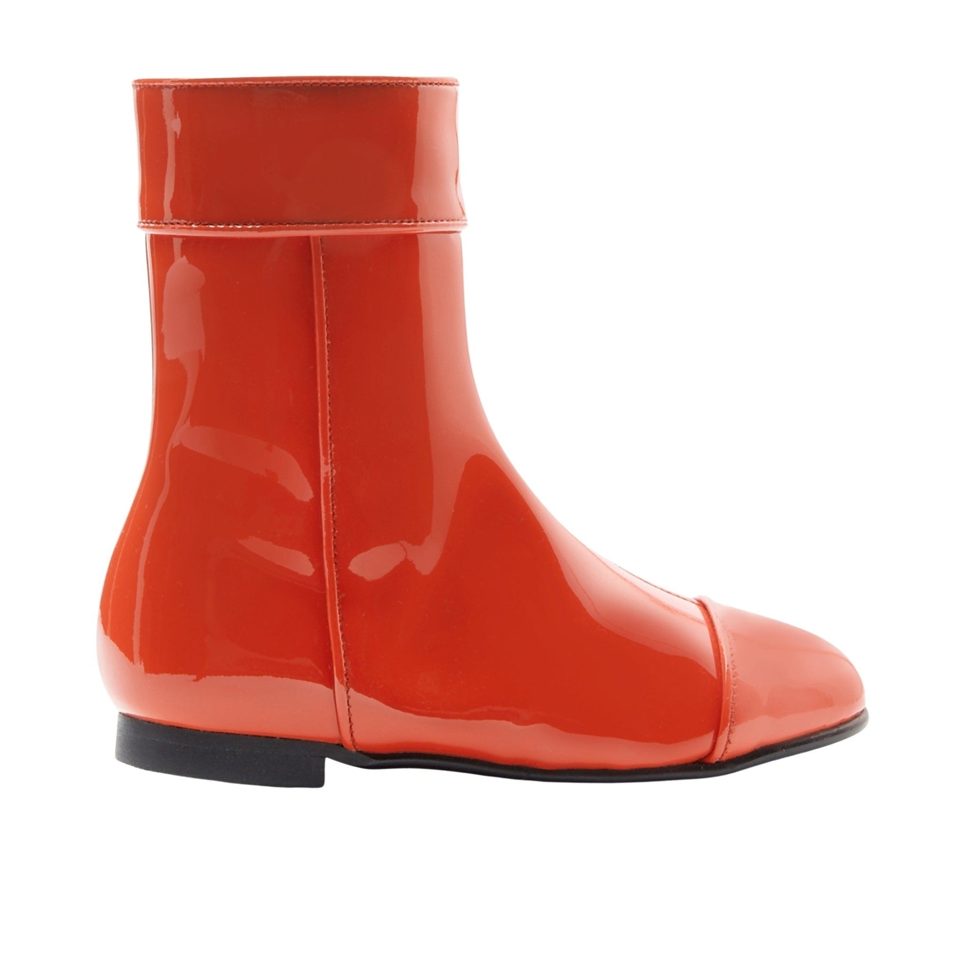 0 QTY / ORANGE CHAUSSURES CUIR THERESA