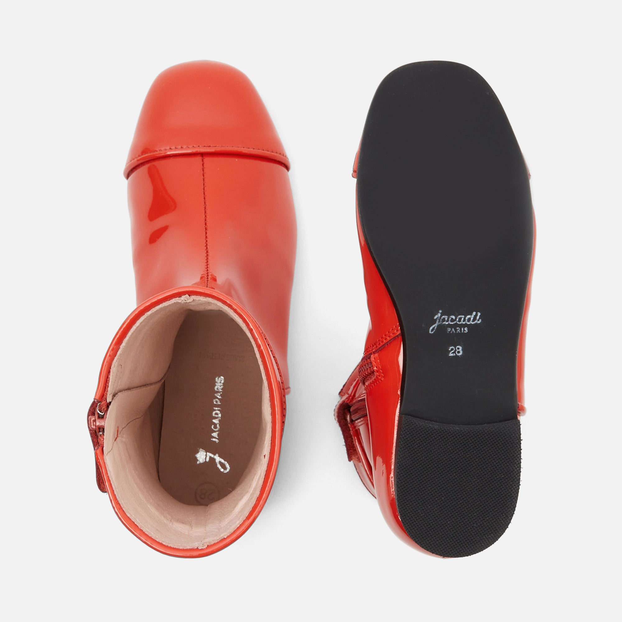 0 QTY / ORANGE CHAUSSURES CUIR THERESA