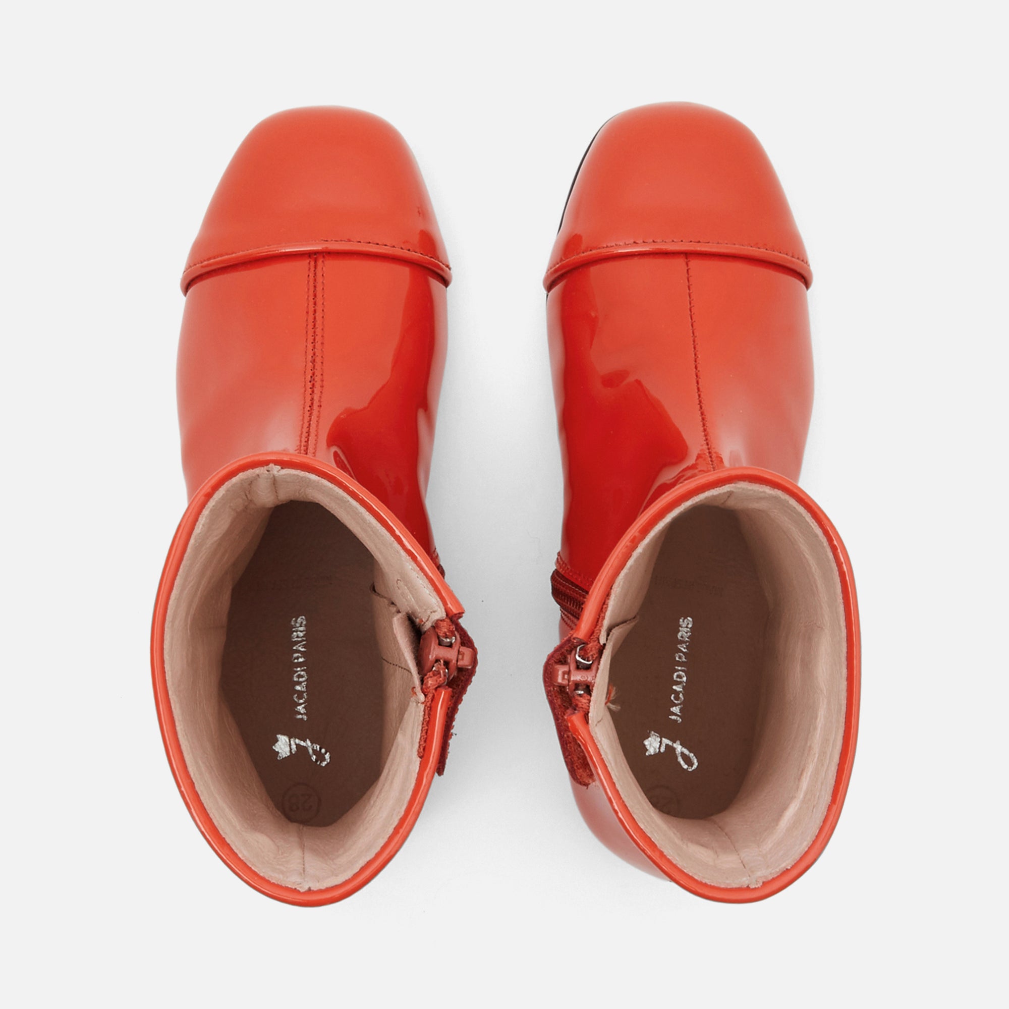 0 QTY / ORANGE CHAUSSURES CUIR THERESA