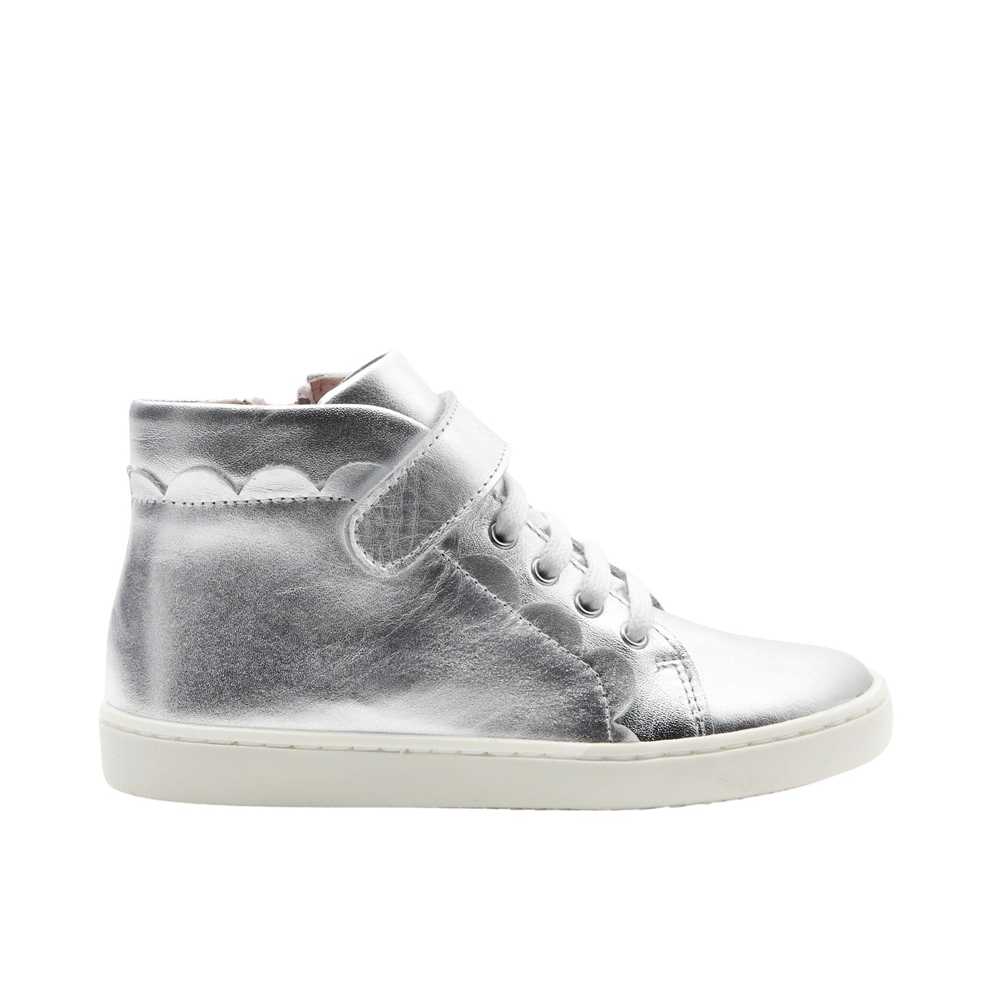2 QTY / ARGENT CHAUSSURES CUIR ERIN COL