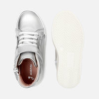 2 QTY / ARGENT CHAUSSURES CUIR ERIN COL