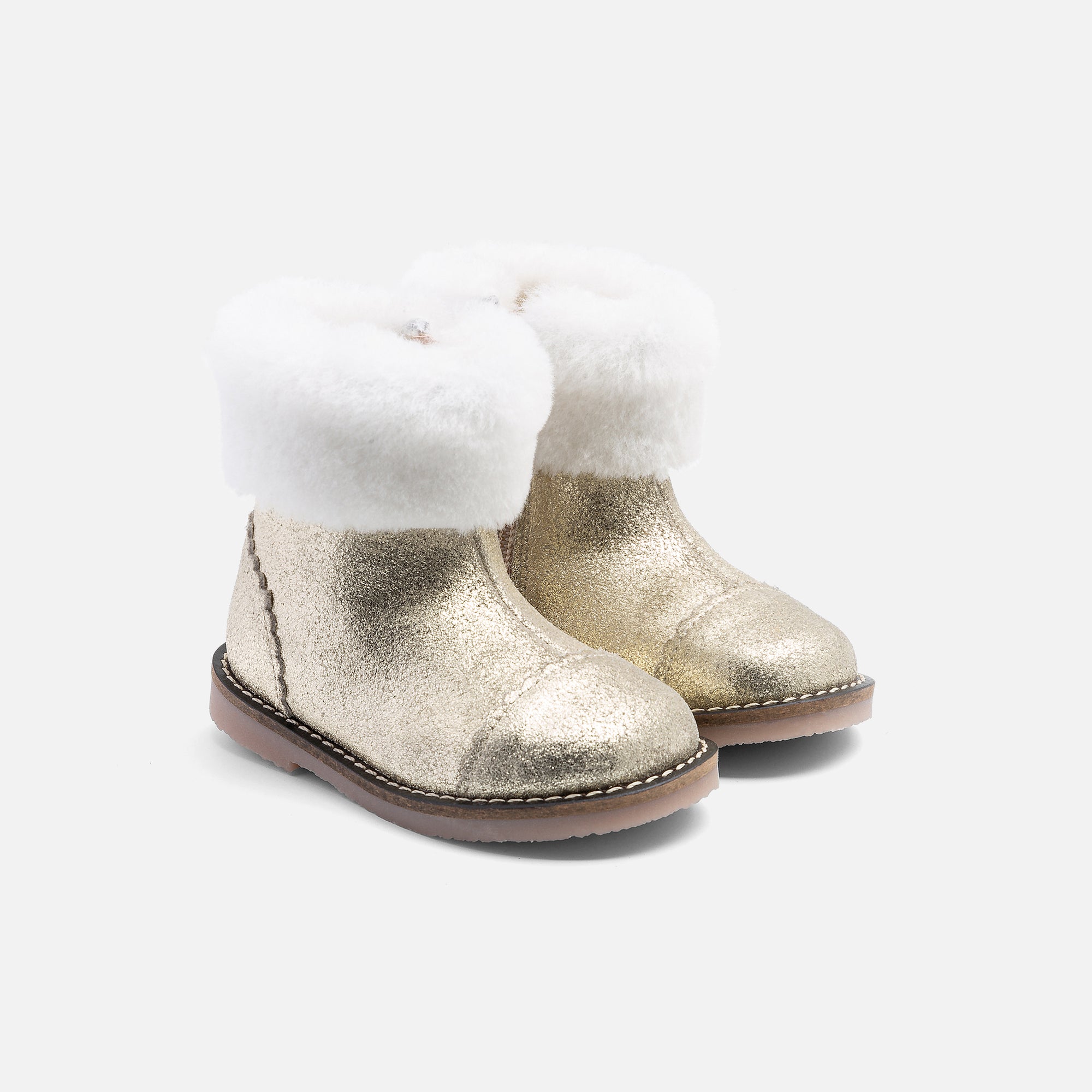 31 QTY / OR CHAUSSURES CUIR BOUCLETTE