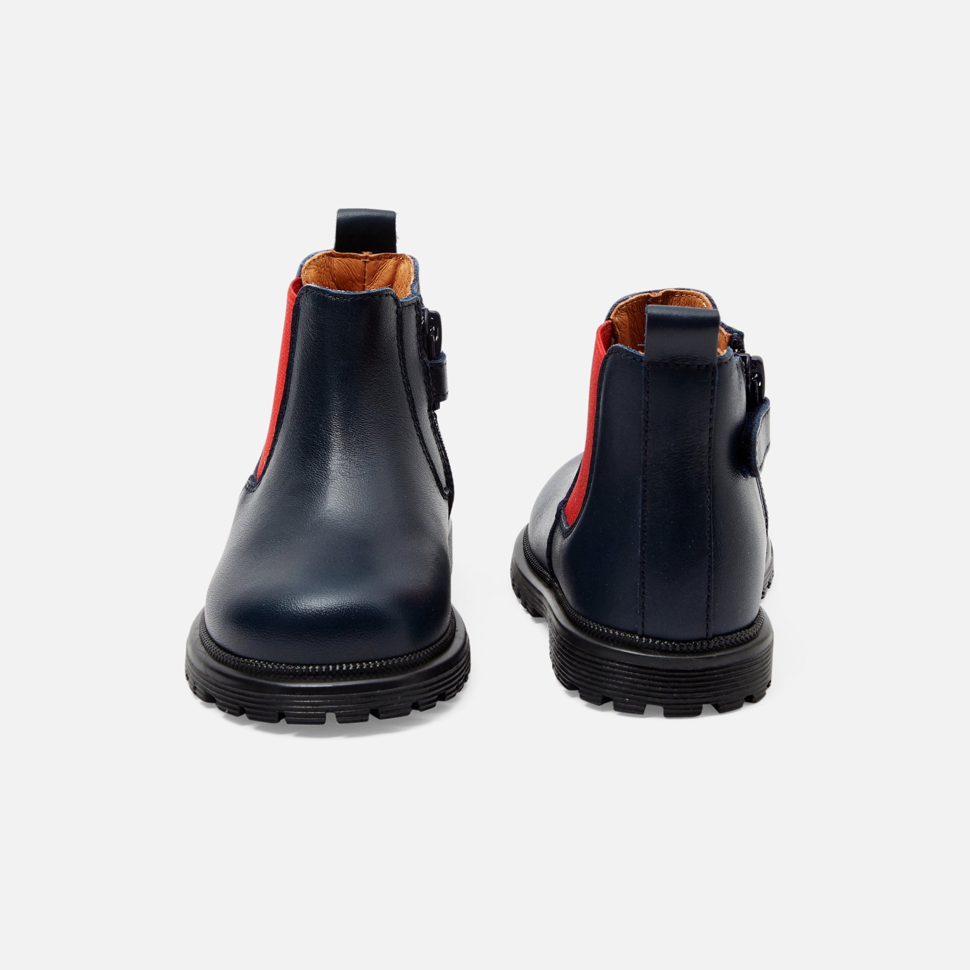 3 QTY / MARINE JACADI CHAUSSURES CUIR BELLO