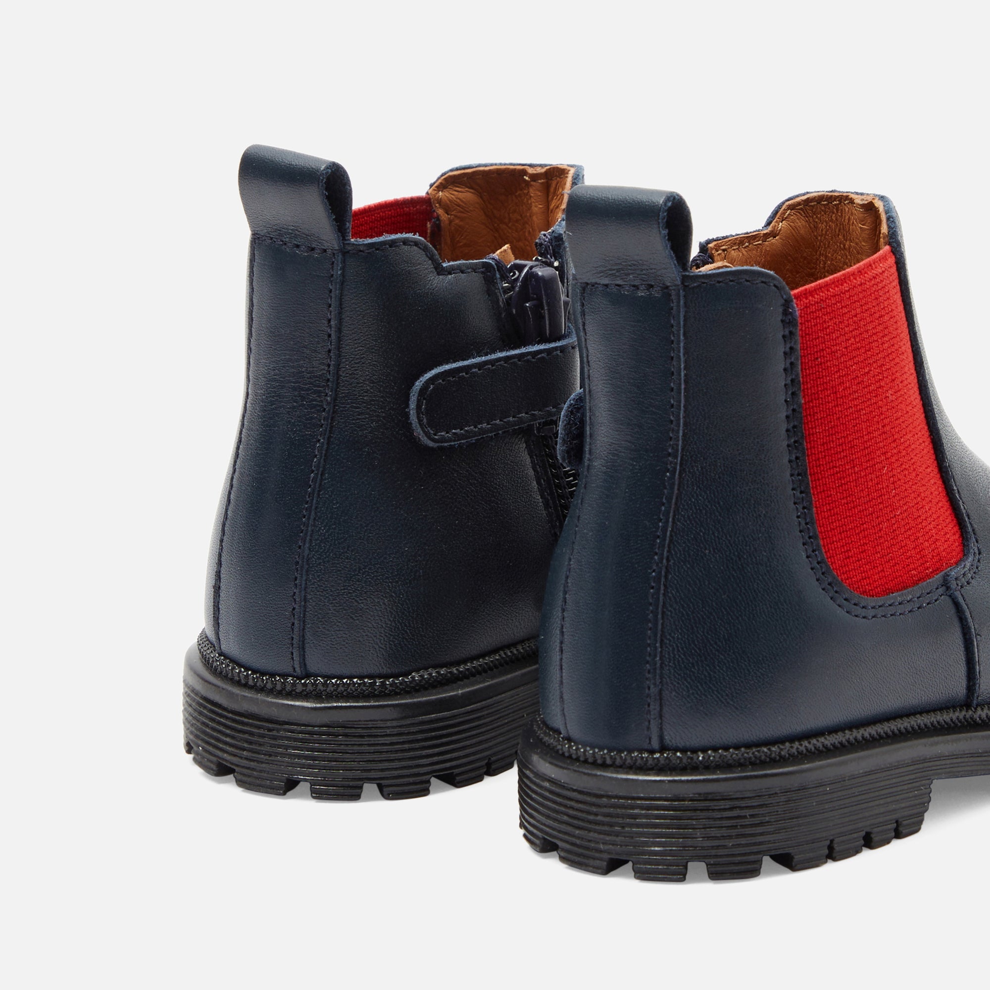 3 QTY / MARINE JACADI CHAUSSURES CUIR BELLO