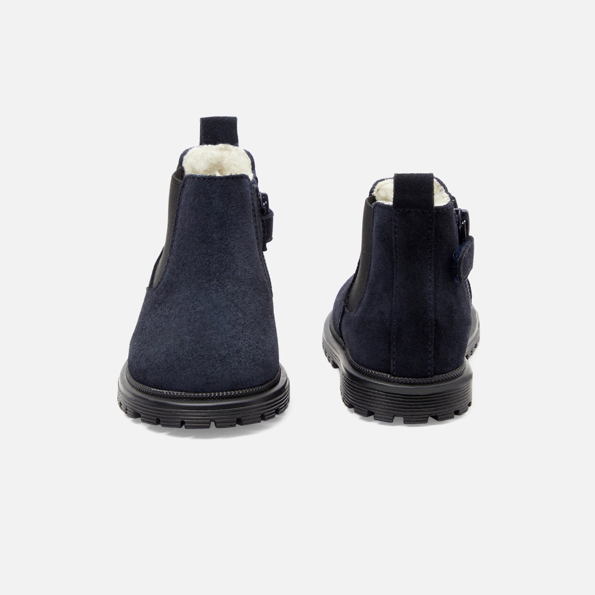 6 QTY / MARINE JACADI CHAUSSURES CUIR BELLO FOURRE