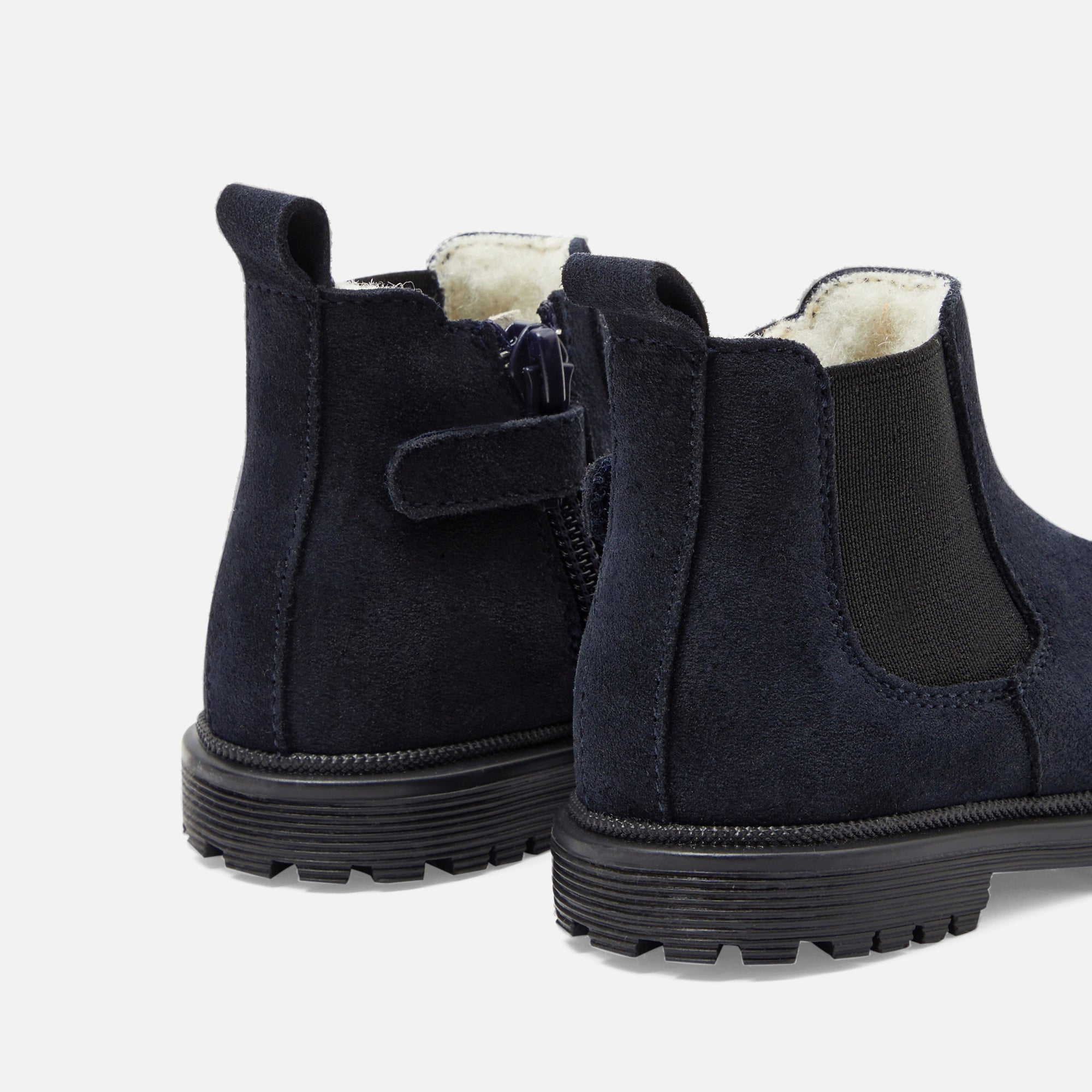 6 QTY / MARINE JACADI CHAUSSURES CUIR BELLO FOURRE