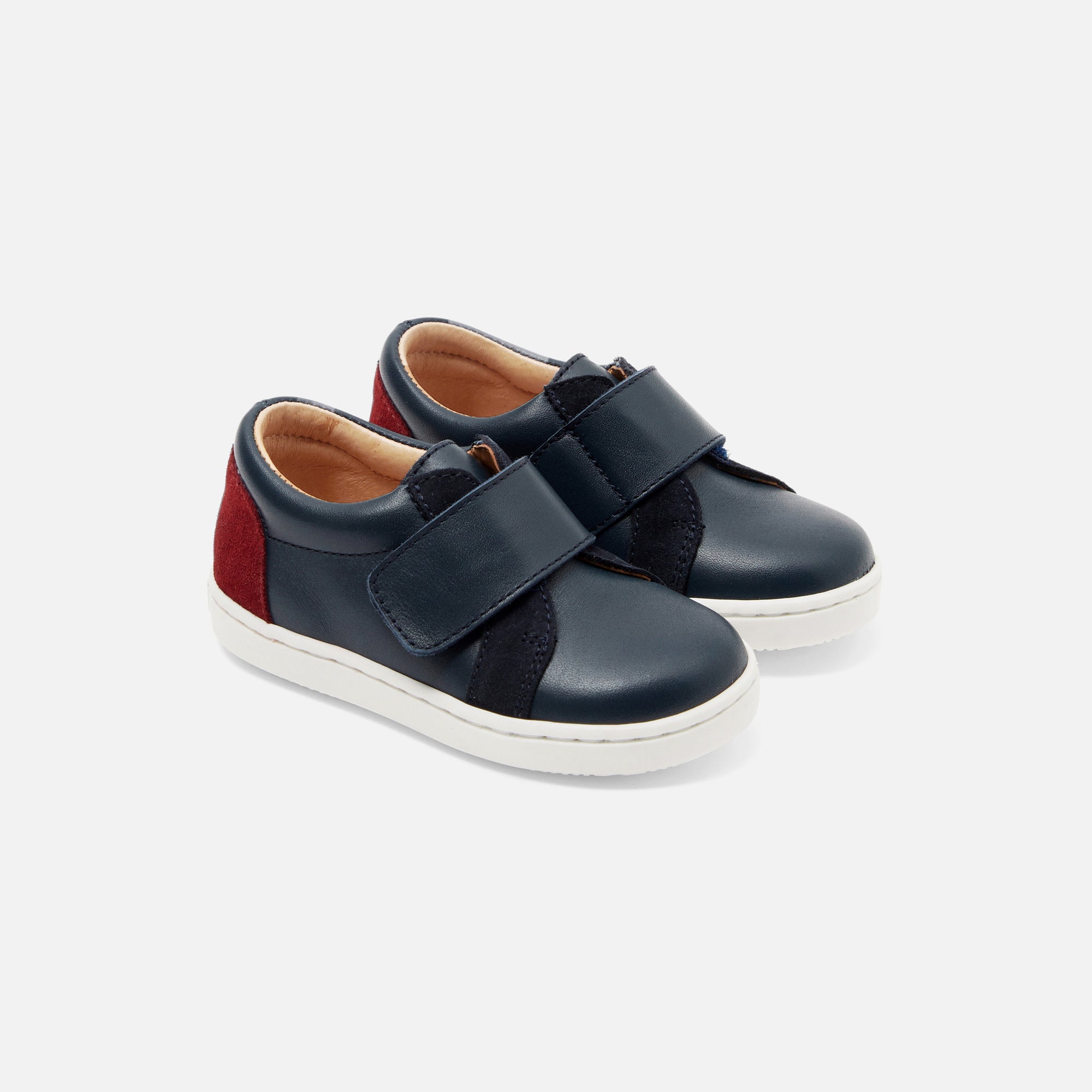 2 QTY / MARINE JACADI CHAUSSURES CUIR TINETTE