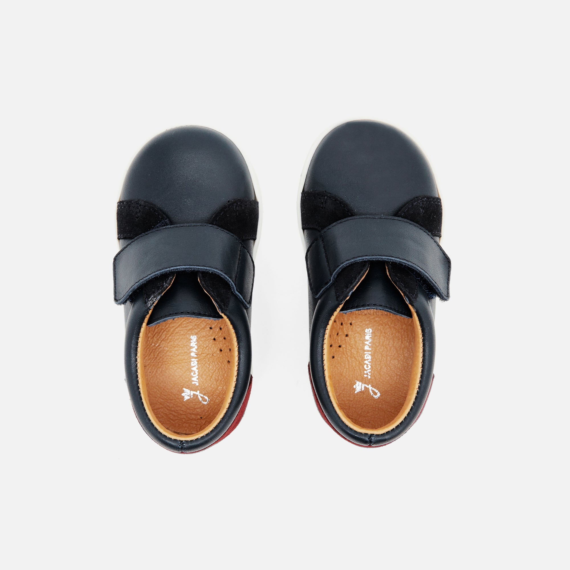2 QTY / MARINE JACADI CHAUSSURES CUIR TINETTE