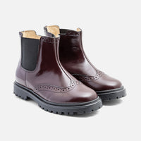 10 QTY / BORDEAUX CHAUSSURES CUIR TONIO