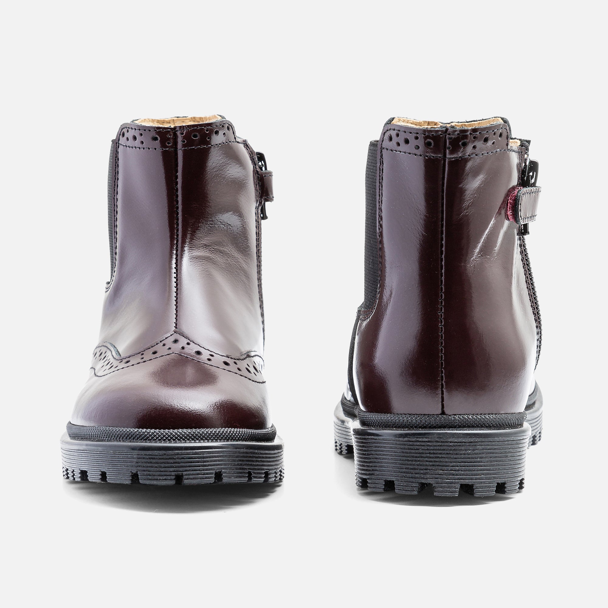 10 QTY / BORDEAUX CHAUSSURES CUIR TONIO