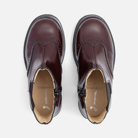 10 QTY / BORDEAUX CHAUSSURES CUIR TONIO