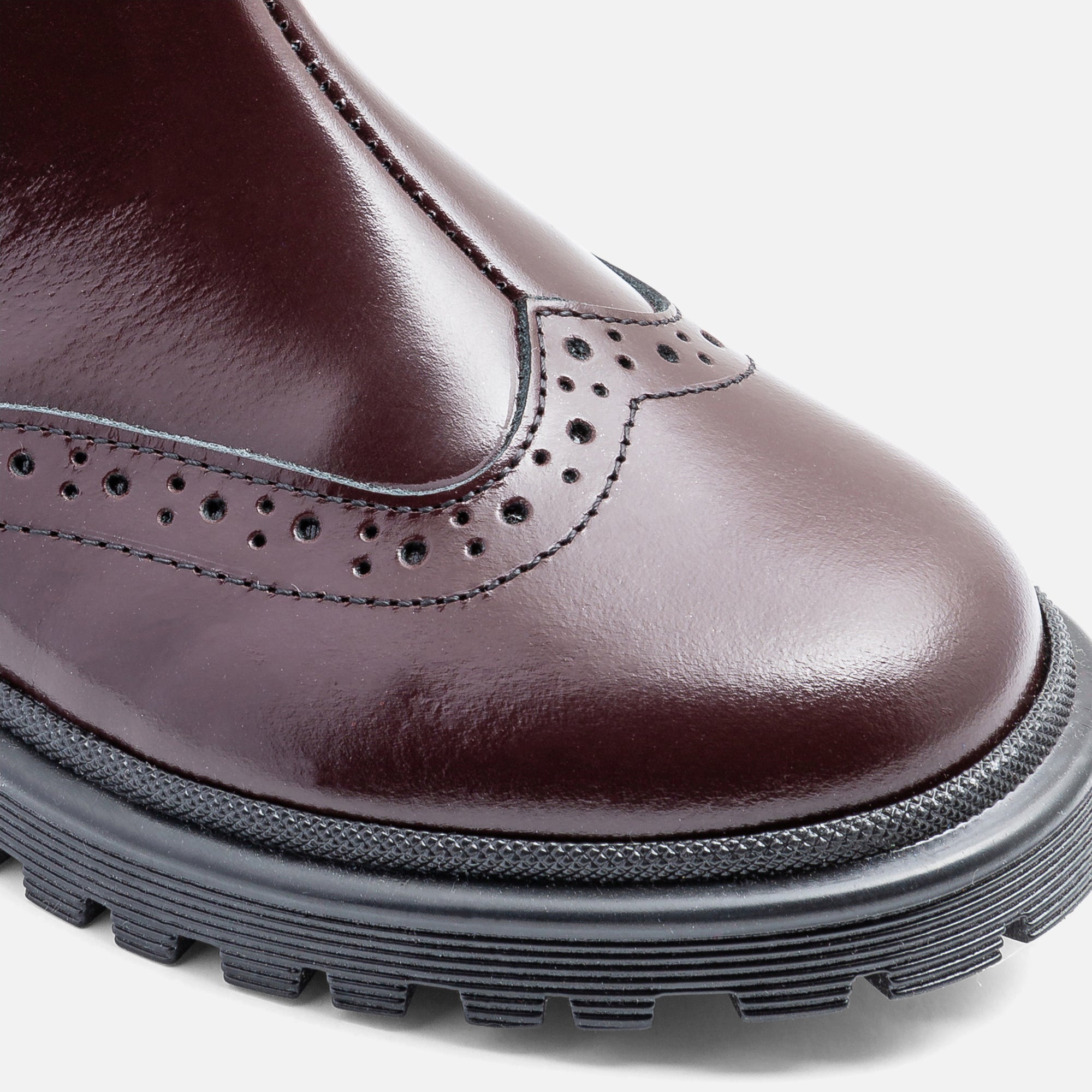 10 QTY / BORDEAUX CHAUSSURES CUIR TONIO