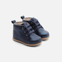 3 QTY / MARINE JACADI CHAUSSURES CUIR TICKETTE