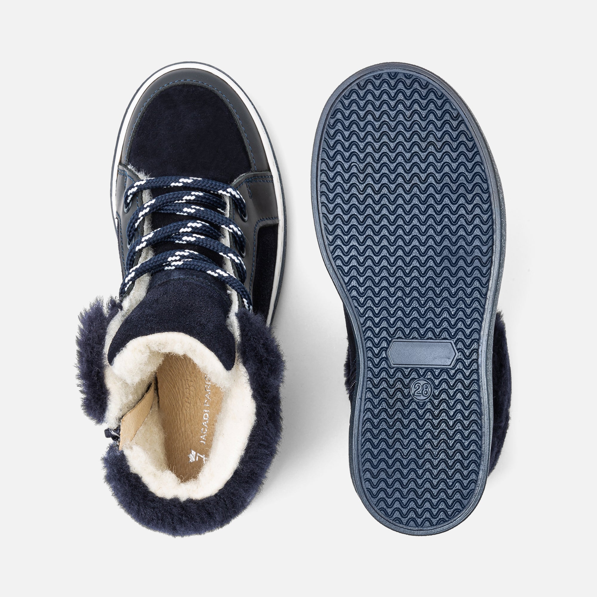 0 QTY / MARINE JACADI CHAUSSURES CUIR CASSIUS