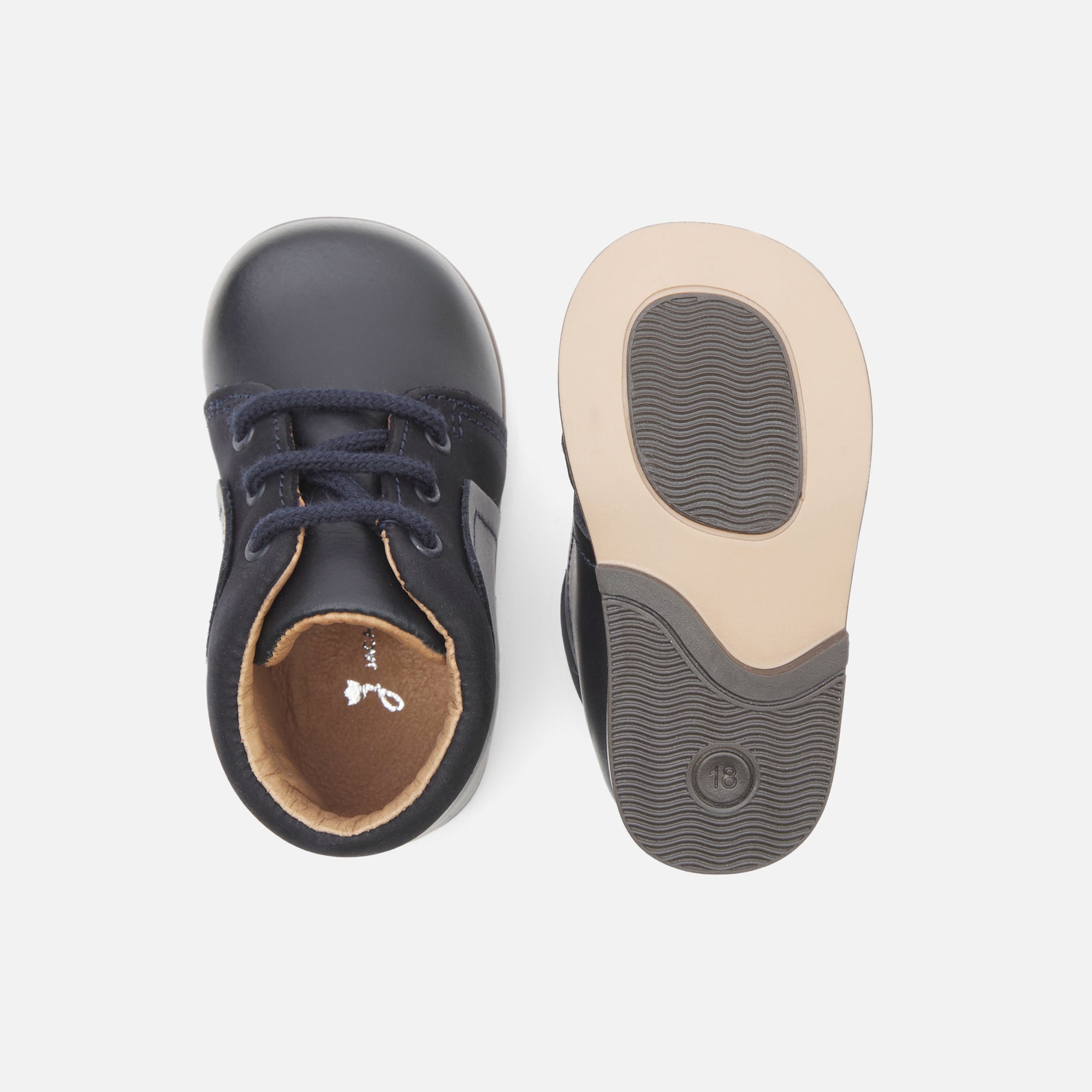 7 QTY / MARINE JACADI CHAUSSURES CUIR TELOI