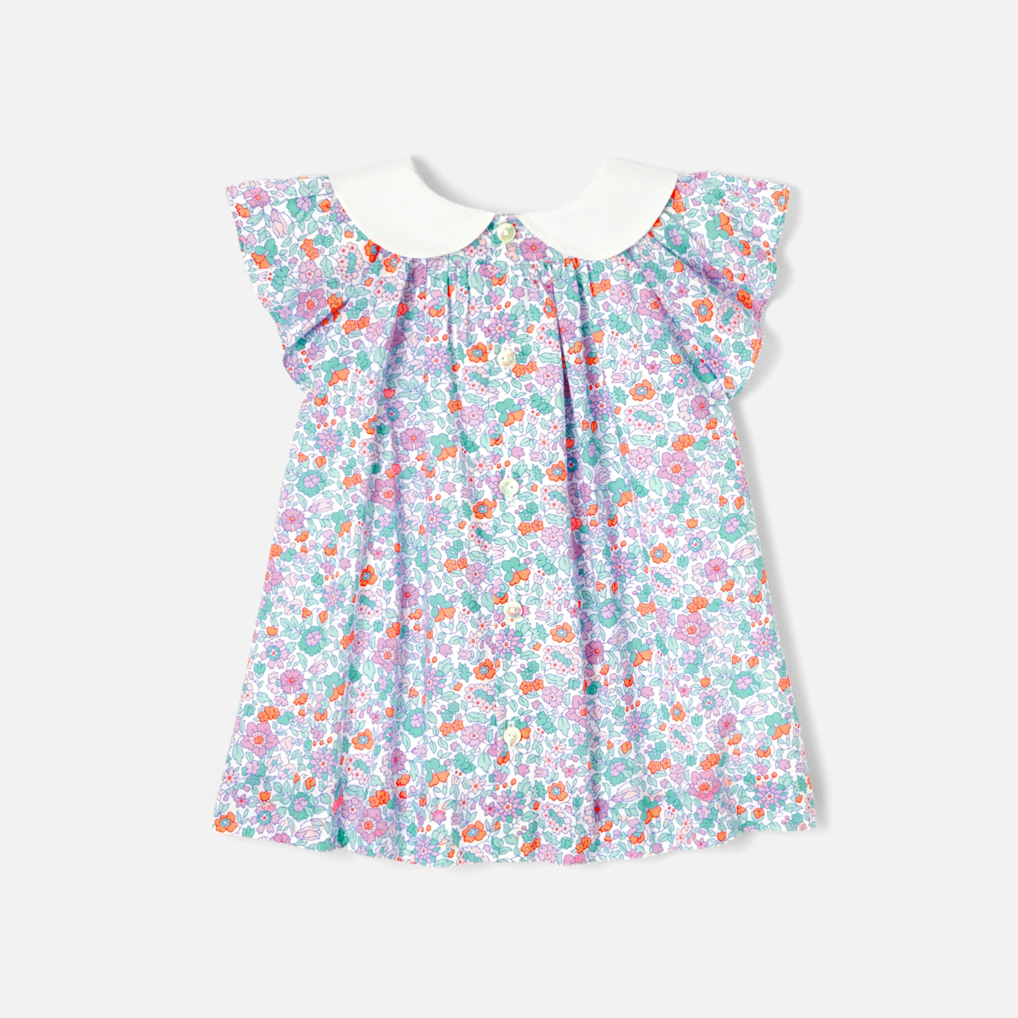 1 QTY / BLANC/MULTICO PAP ROBE CORA