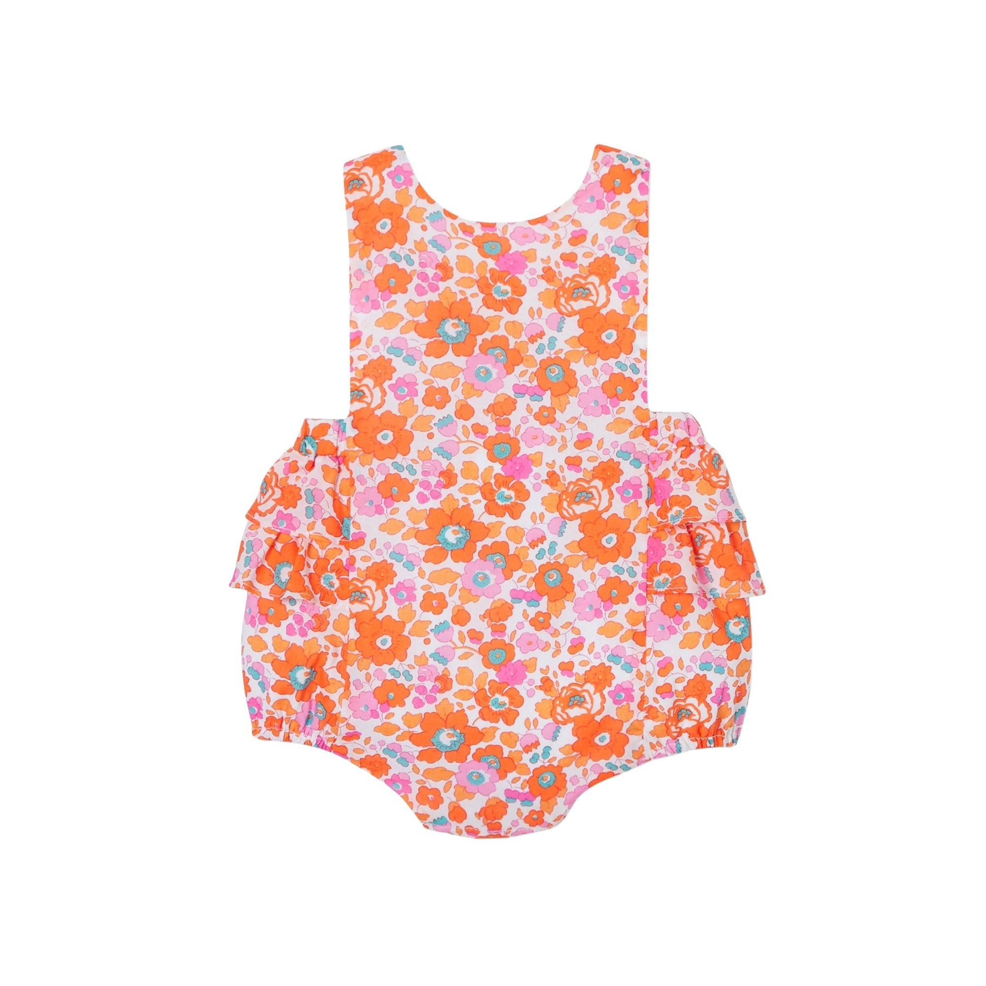 236 QTY / ORANGE/MULTIC PAP COMBINAISON/ BLOOMER COCOTTE