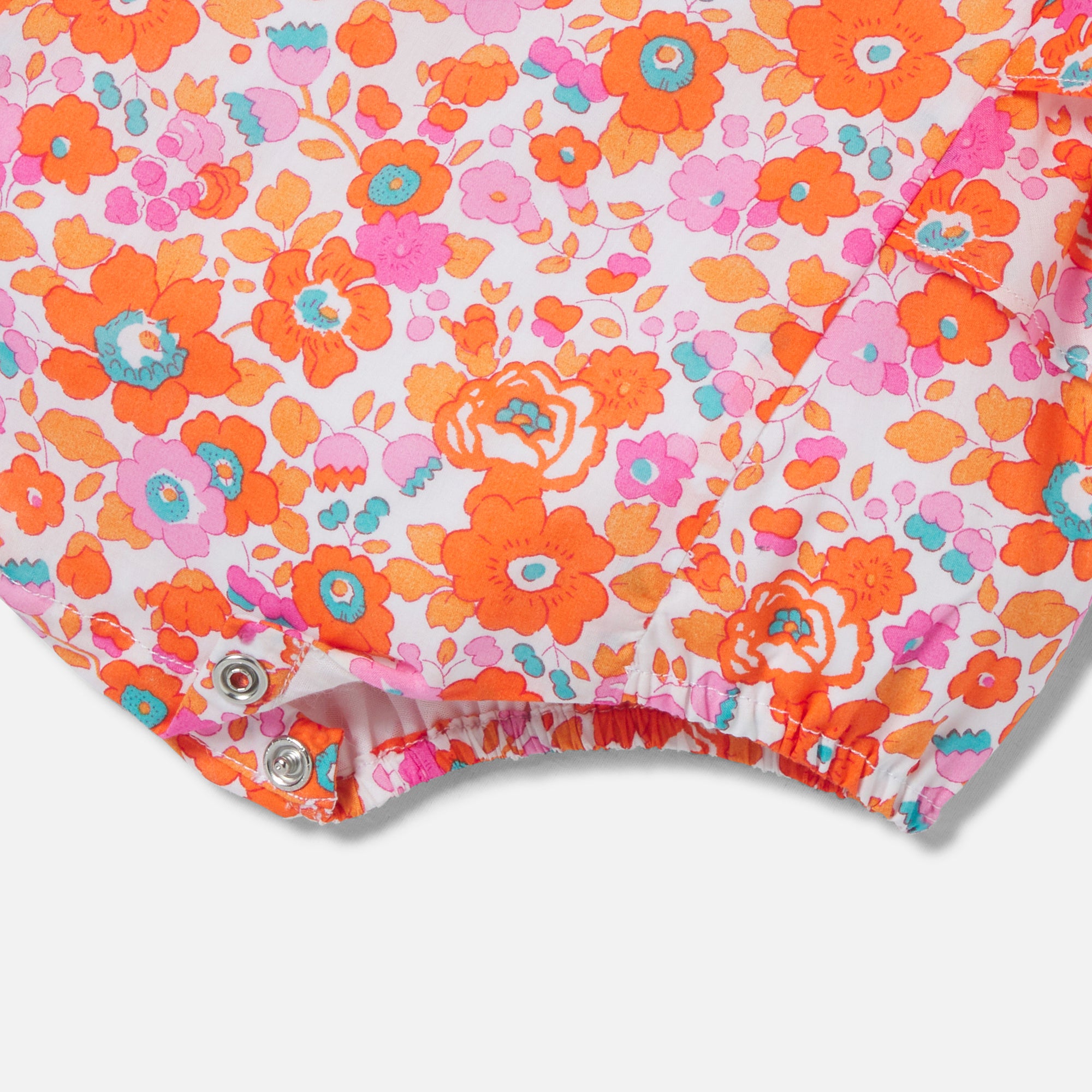 236 QTY / ORANGE/MULTIC PAP COMBINAISON/ BLOOMER COCOTTE