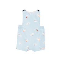939 QTY / BLEU/MULTICO PAP COMBINAISON/ BLOOMER CAPUCIN