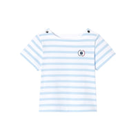 1 QTY / BLANC/CIEL PAP TEE-SHIRT BORIS