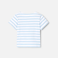 1 QTY / BLANC/CIEL PAP TEE-SHIRT BORIS