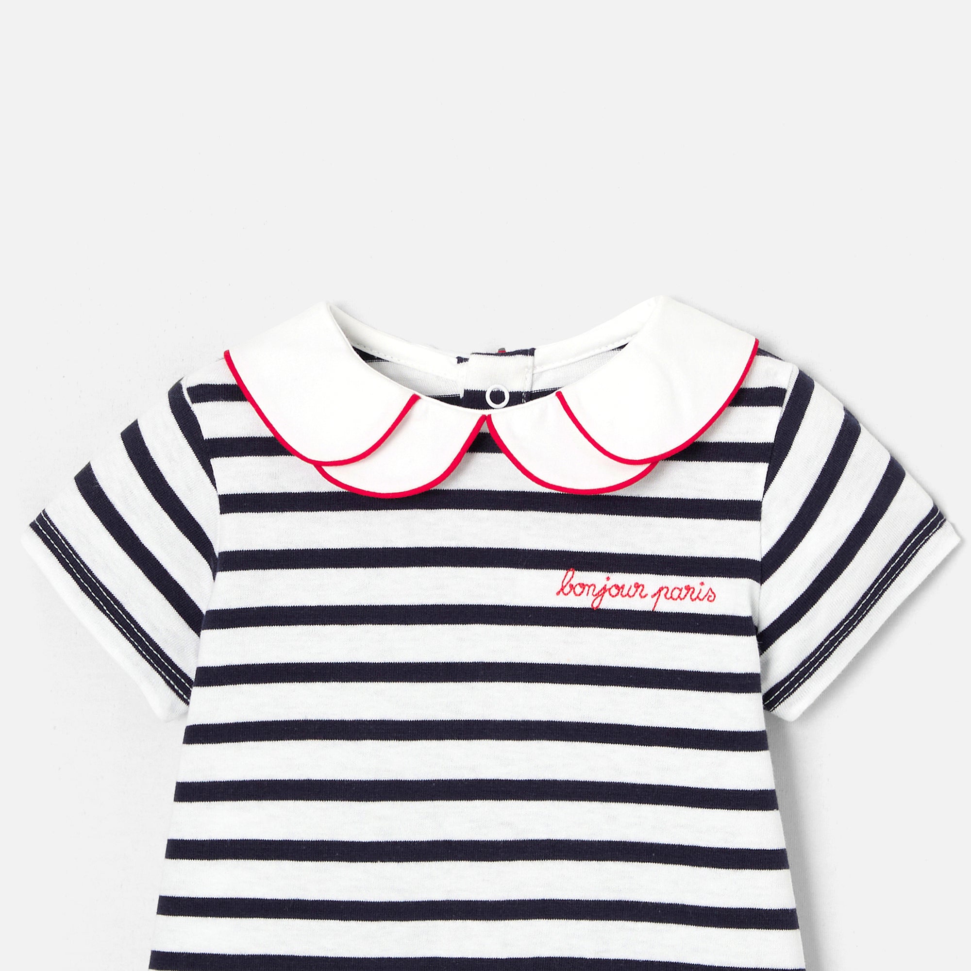 0 QTY / BLANC/MARINE PAP ROBE BIBA