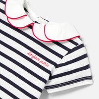 0 QTY / BLANC/MARINE PAP ROBE BIBA