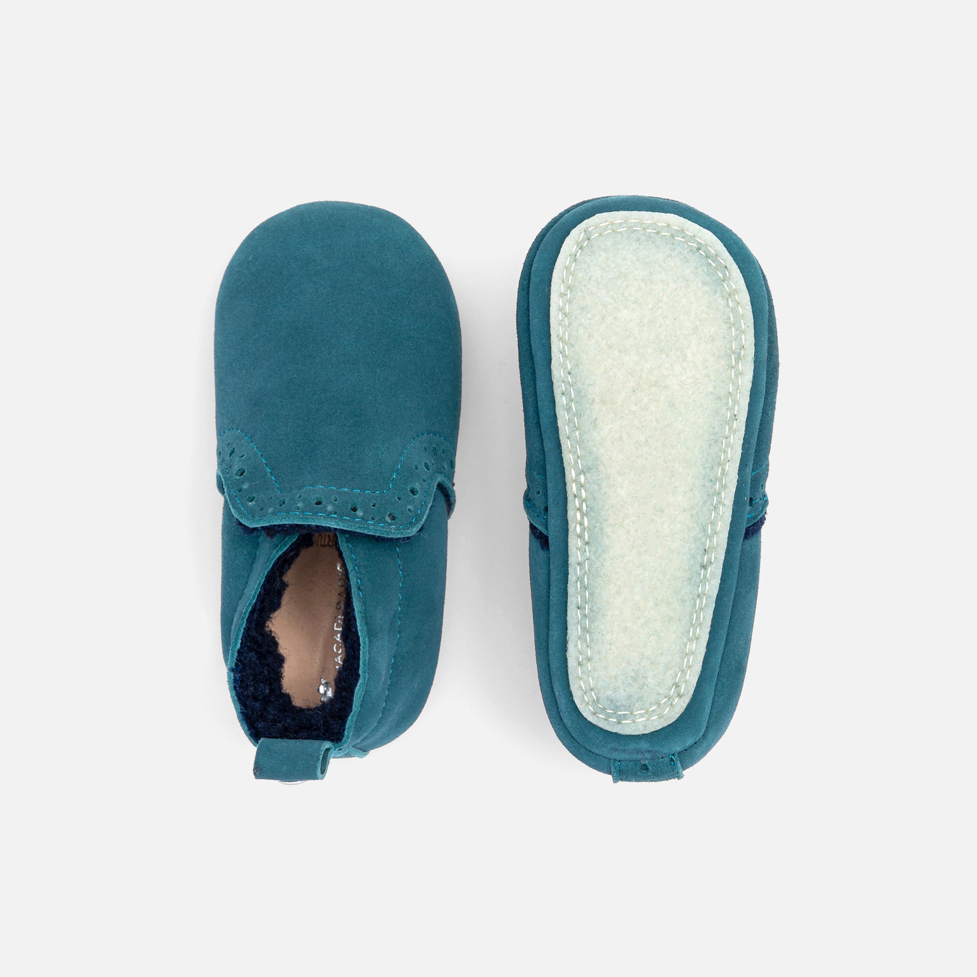 3 QTY / PETROLE CHAUSSURES TOILE BASILE FOURRE