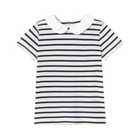 0 QTY / BLANC/MARINE PAP POLO BONO