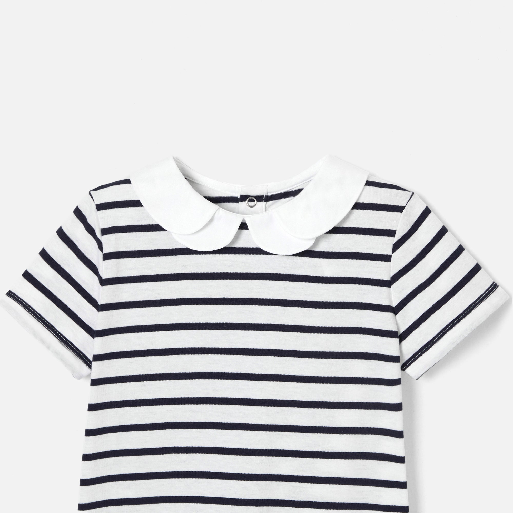 0 QTY / BLANC/MARINE PAP POLO BONO