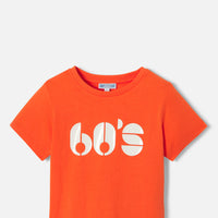 86 QTY / ORANGE FONCE PAP TEE-SHIRT CEYLAN