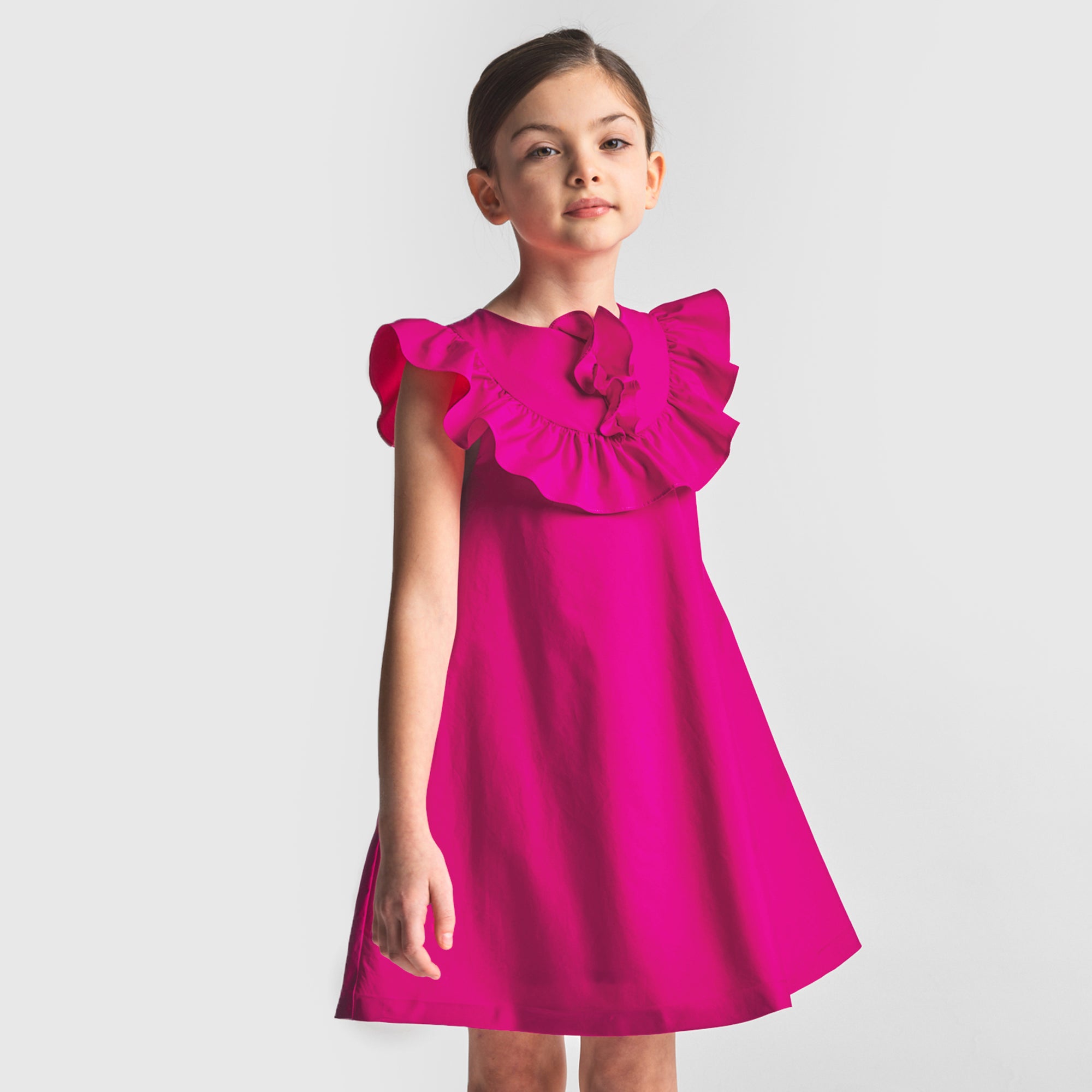 0 QTY / FUSCHIA PAP ROBE CAPUCETTE