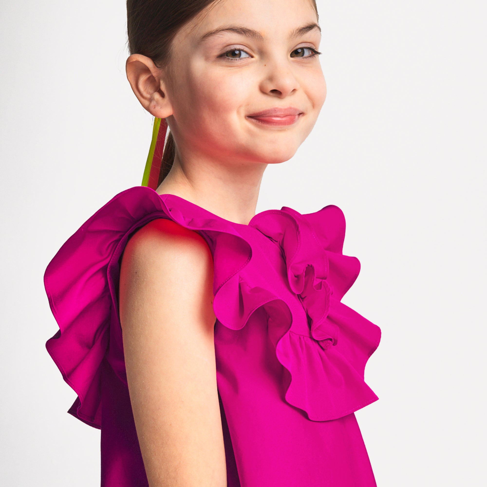0 QTY / FUSCHIA PAP ROBE CAPUCETTE