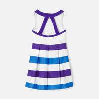 445 QTY / BLANC/BLEU PAP ROBE CHAMPAGNE