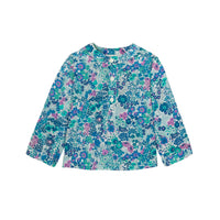Chemise Calvin en tissu liberty - Bleu & Multicore