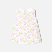 52 QTY / BLANC/MULTICO PAP ROBE CASTILLE