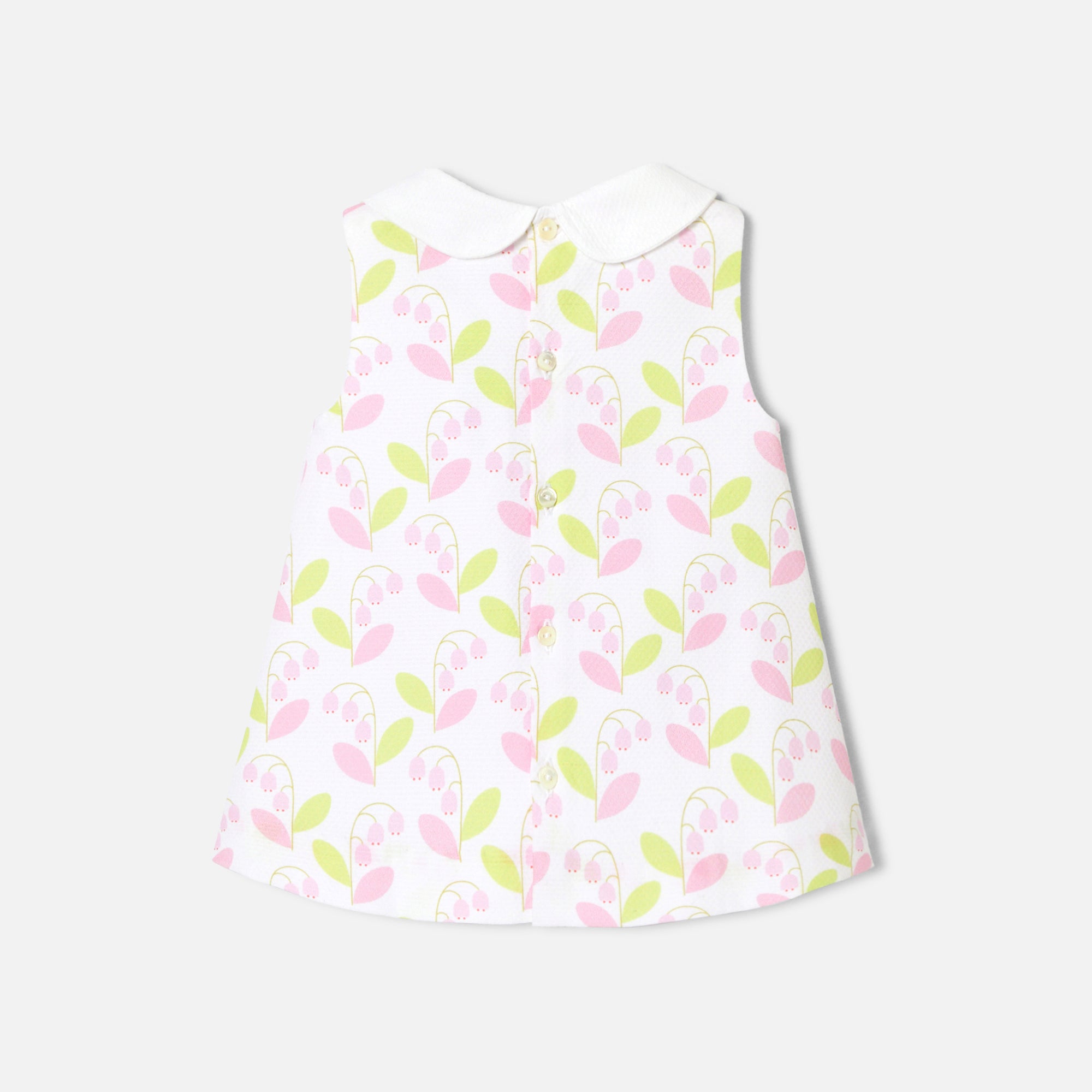 52 QTY / BLANC/MULTICO PAP ROBE CASTILLE