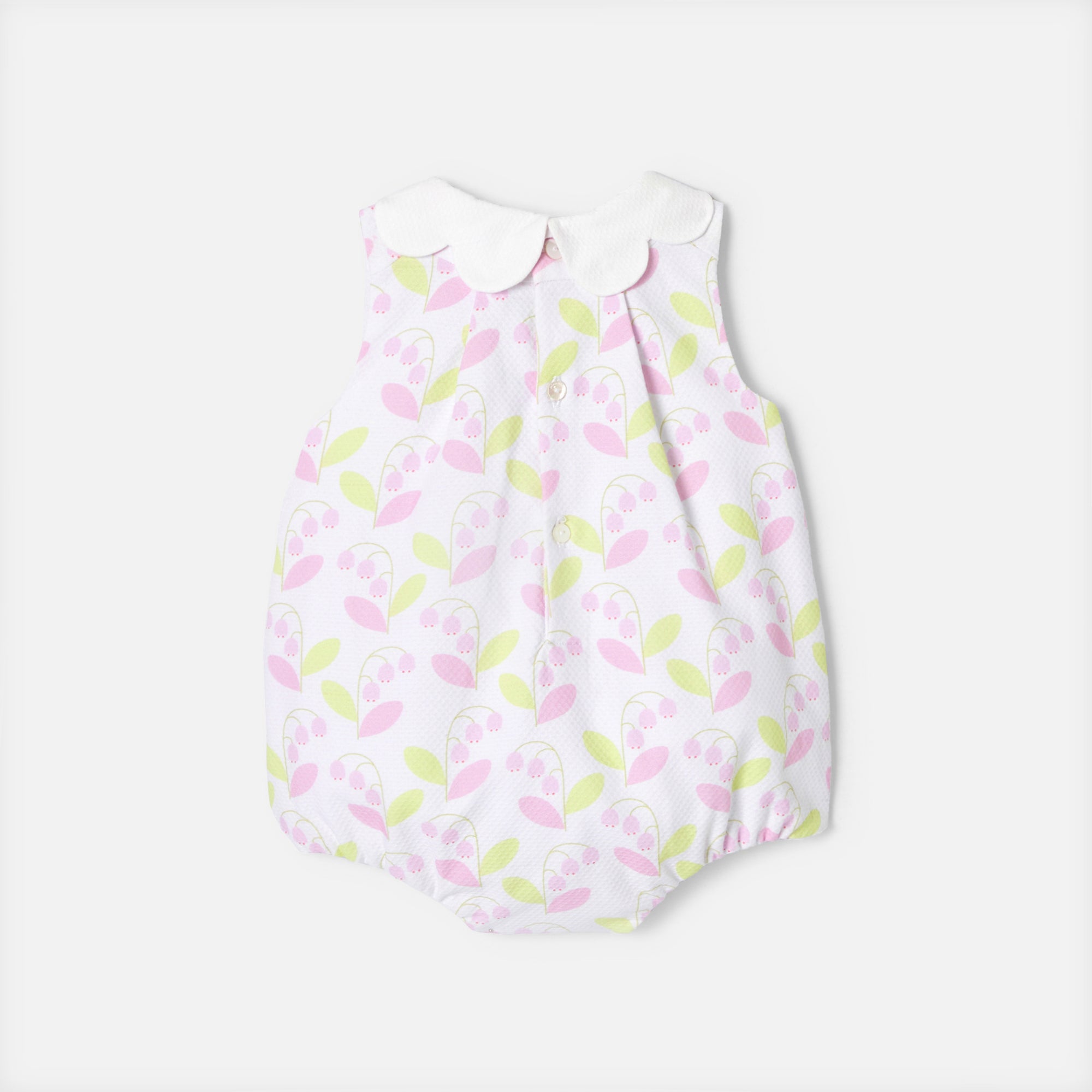 1 QTY / BLANC/MULTICO PAP COMBINAISON/ BLOOMER CAMELIE